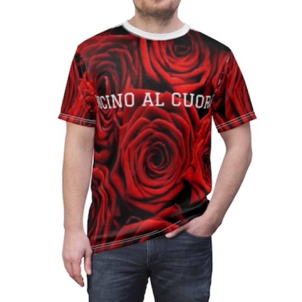 Vicino Al Cuore  All Over Print T Shirt